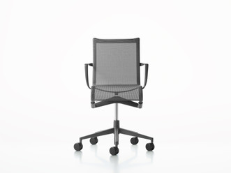 【中古】Cassina ixc. Alias　434 ROLLINGFRAME　ローリングフレーム キャスタースウィベルチェア　肘付き　メッシュSタイプ ROLLINGFRAME - 434 Swivel height-adjustable office chair with